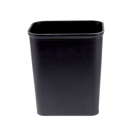Hapco-Elmar R4080BLK-Fire Retardant 8 Qt. UL Approved Wastebasket, Black, PK 6 R4080BLACK